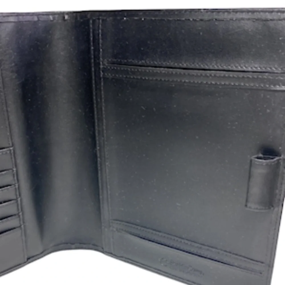 Franklin Covey 23994 Basic Slim Cover Black Open Cover Wirebound Planner